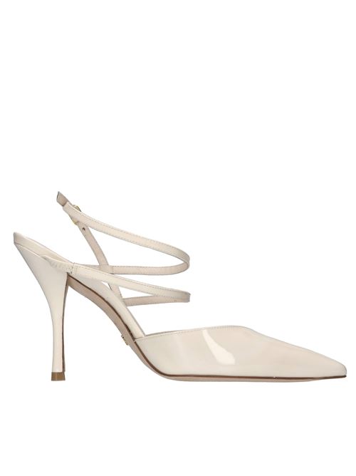 Décolleté slingback in vernice STUART WEITZMAN | STRAPEZE 100 4507314148SEASHELL